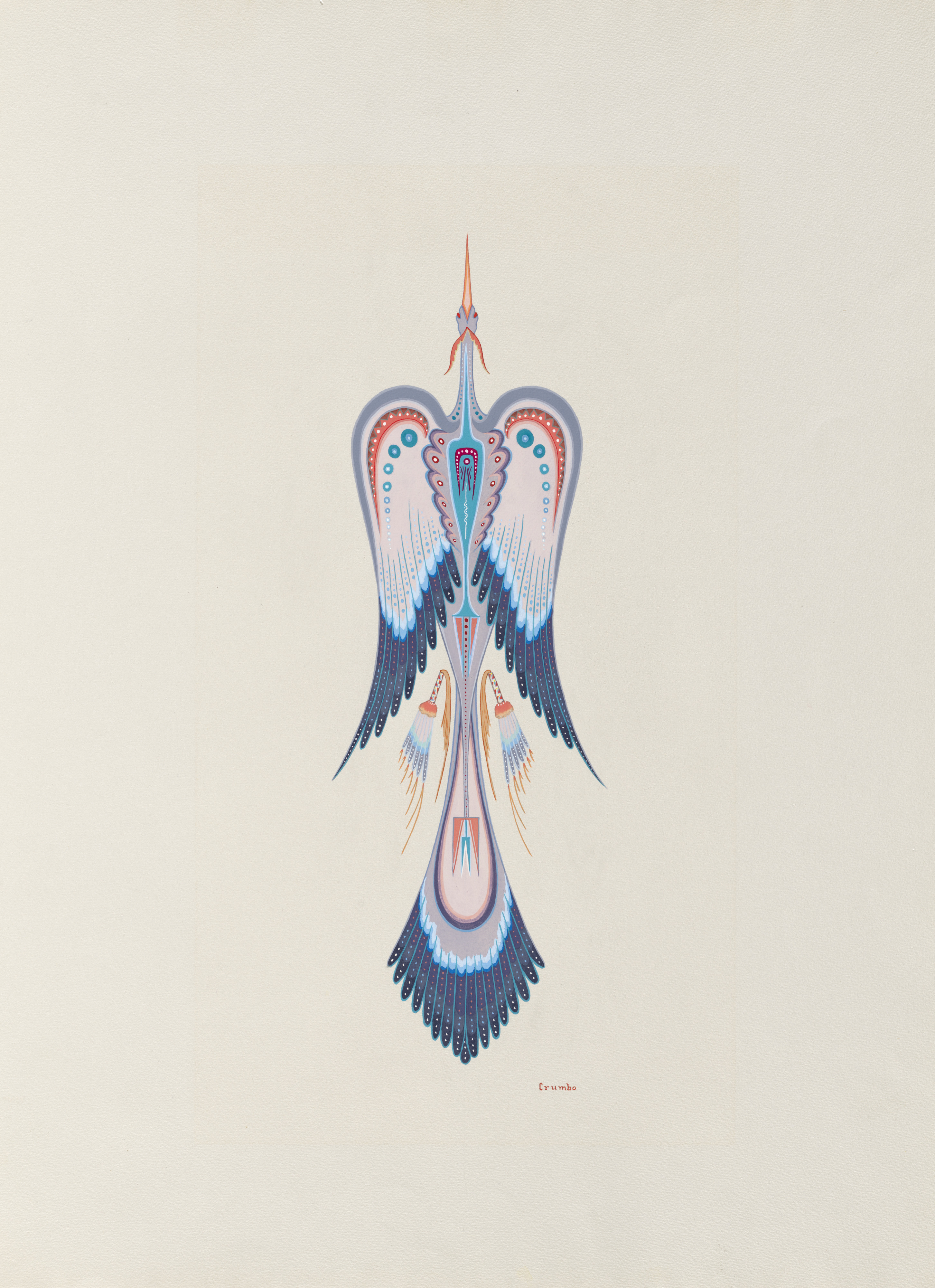 Peyote Bird / Woodrow Wilson Crumbo - Gilcrease Museum Online